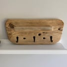 Drift wood key holder and shelf