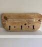 Drift wood key holder and shelf