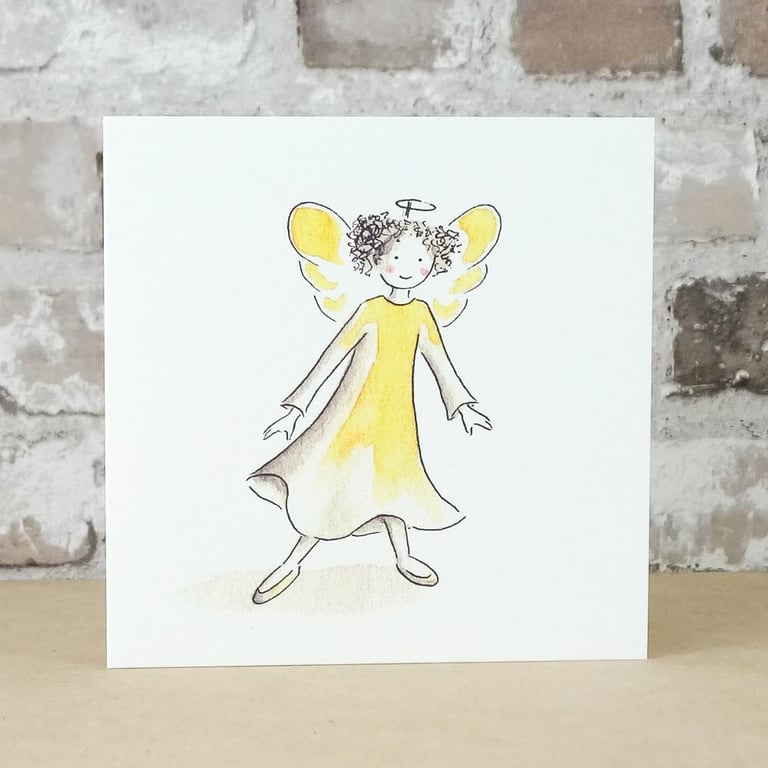 S A L E  Christmas Card eco  'Christmas Angel'