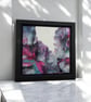 Daydream in pink acrylic abstract framed  - Image 5