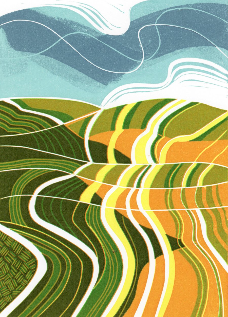 Wiltshire landscape, The Wind That Was a Whisper.