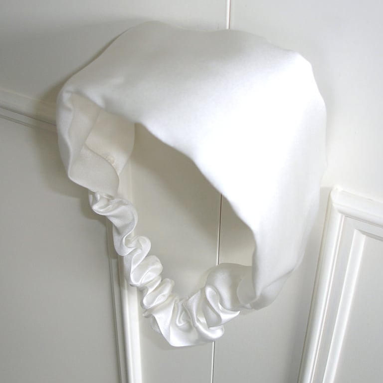 Silk Headband Ivory Mulberry Silk Hairband Elasticated