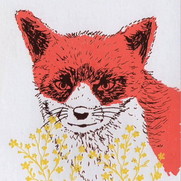 Fox - Greetings Card