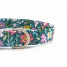 Spring Flowers Dog Collar, Dog Lead, Girl Dog Collar