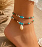 Coastal Breeze Bohemian Anklet Set