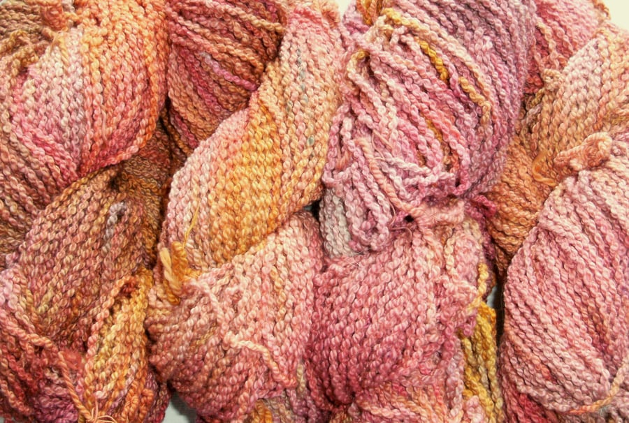 Hand-dyed Pima Cotton Boucle 100g Embers