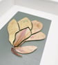 Madame de Maintenon - Original Botanical Wall Art with Gold and Petals - Image 7