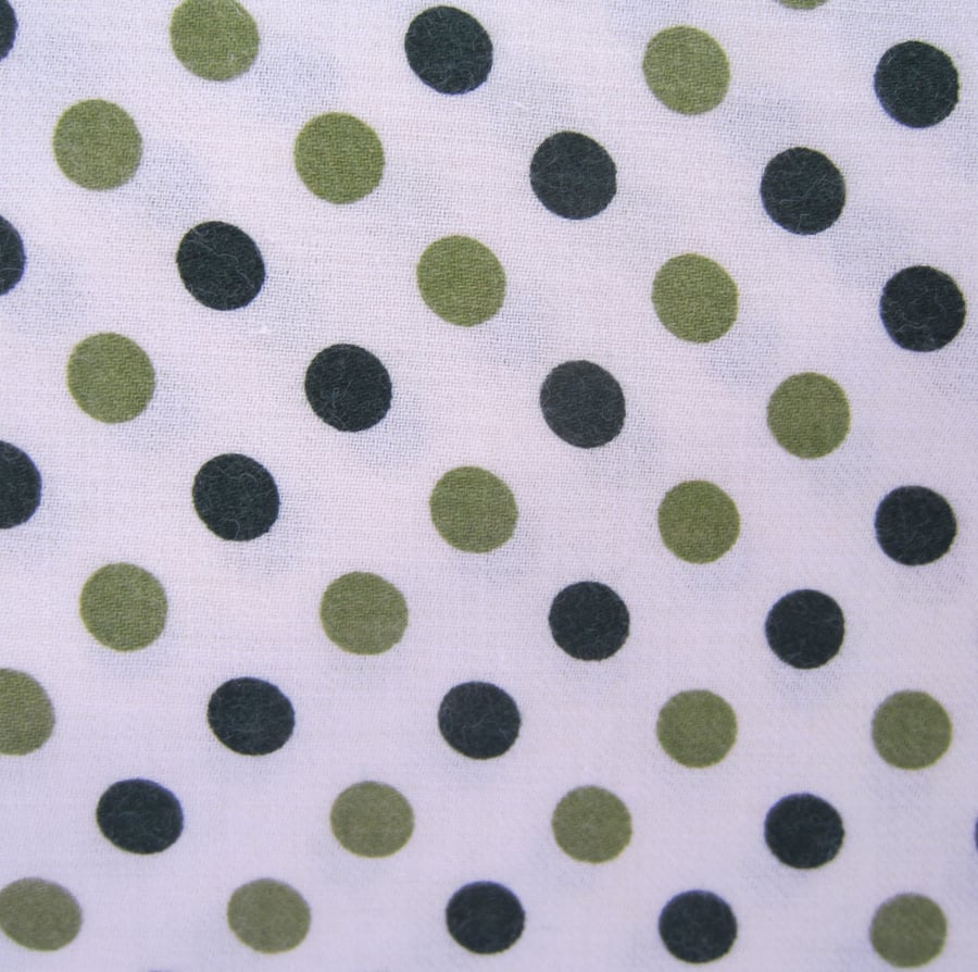 SALE 5 Metres of Unused Vintage Vyella Spotty Fabric