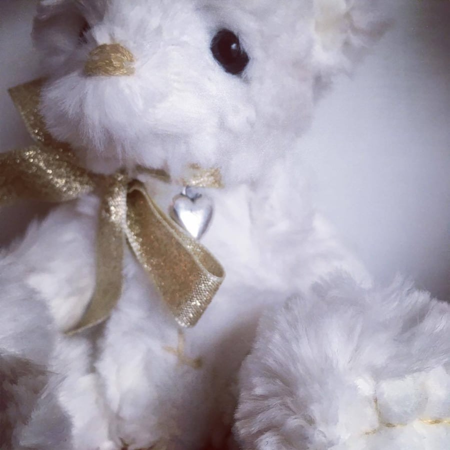 Snowdrop Handmade Teddy Bear
