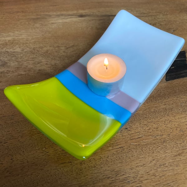 Glass Arch Candle Holder