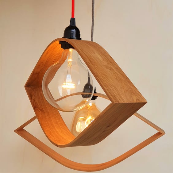 Handmade ceiling pendant the 'Blink Light'