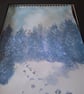 Snowy woodland blue purple wash  - Image 4