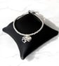 Sterling Silver Paw and Personalised Heart Charm Bead Bracelet, Adjustable  - Image 4