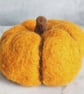 Pumpkin - Needle felted, Large Halloween Décor, Autumn Colours, Handmade