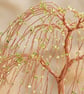 Wire Peridot Willow Tree Sculpture - Image 3