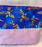 Hummingbirds - Large zipped pouch for toiletries, shaving kit, art, etc... - Image 2