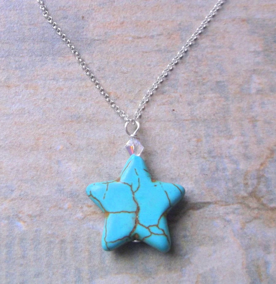  Turquoise Star Pendant