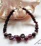 Designer Ruby Red Garnet Bracelet - Image 4