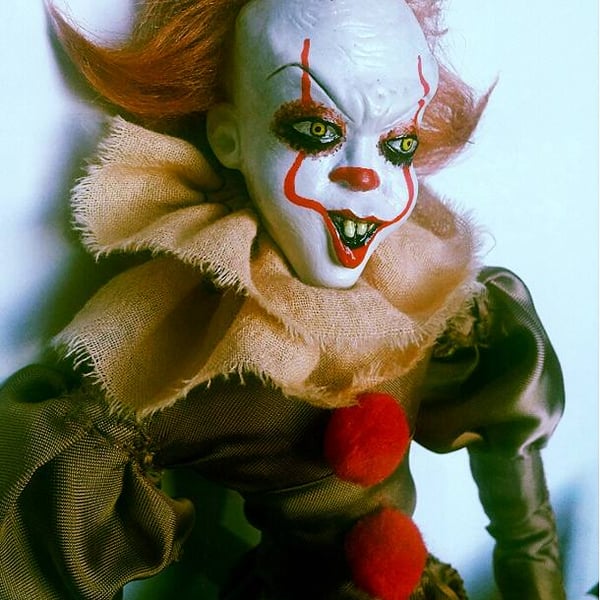 Pennywise Clown Handmade Posable Doll