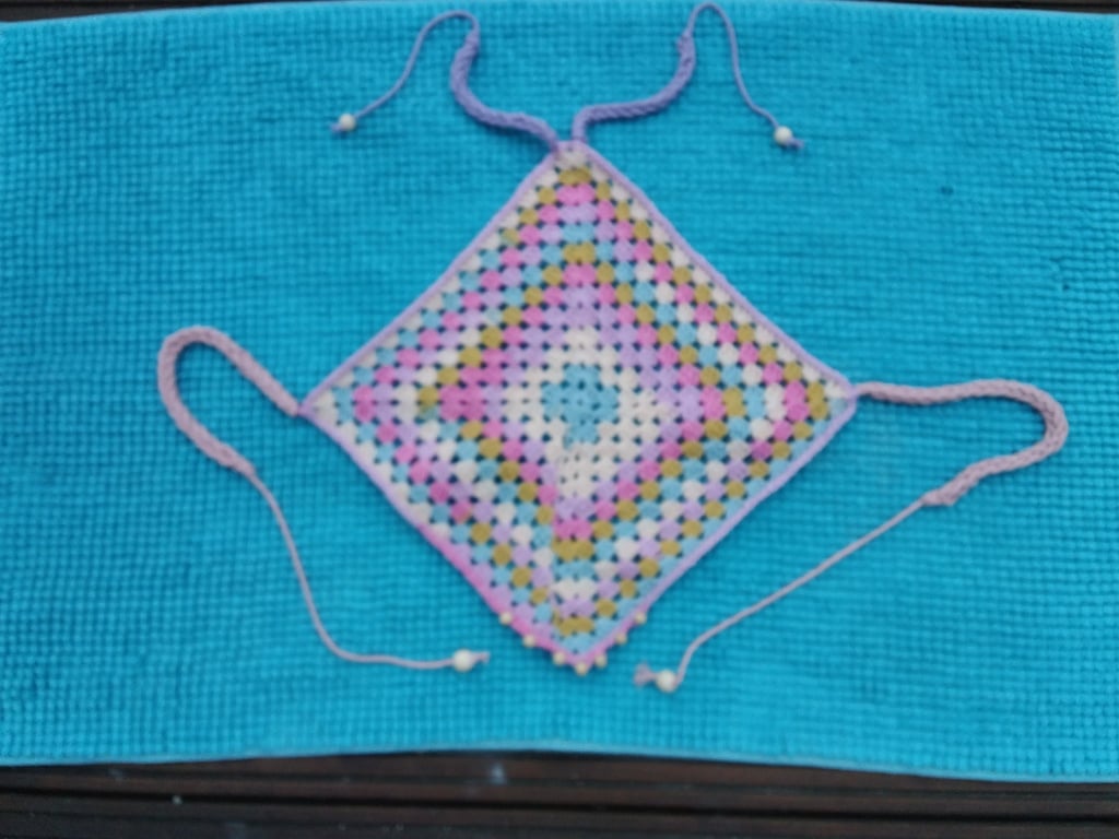 Crochet halter neck Boho Festival top