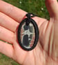 Septarian Macrame Pendant  - Image 4