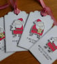 Santa Gift Tags - White - Image 1