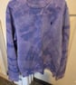 Reverse dye Ralph Lauren Small Long Sleeved Top in Purple