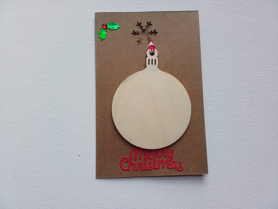  Christmas card. Christmas decoration. Decorate a Christmas decoration. Ref 220