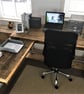 Corner Desk Office Desk, Custom Made Reclaimed Scaffold Boards Rustic Desk, Indu - Image 4
