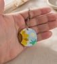 Handmade Bumble Bee Coaster & Matching Keyring Gift Set - Image 5