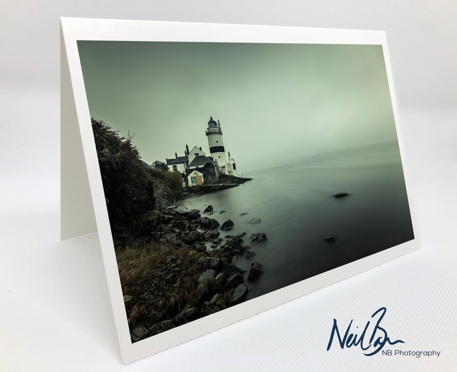 Cloch Lighthouse Gourock - Scotland Greeting Card by Neil Barr