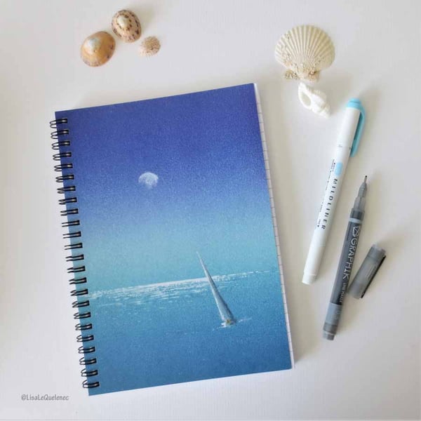 Last sail A5 lined notebook journal jotter