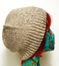 Beige Flecked Women's Beanie - Image 4