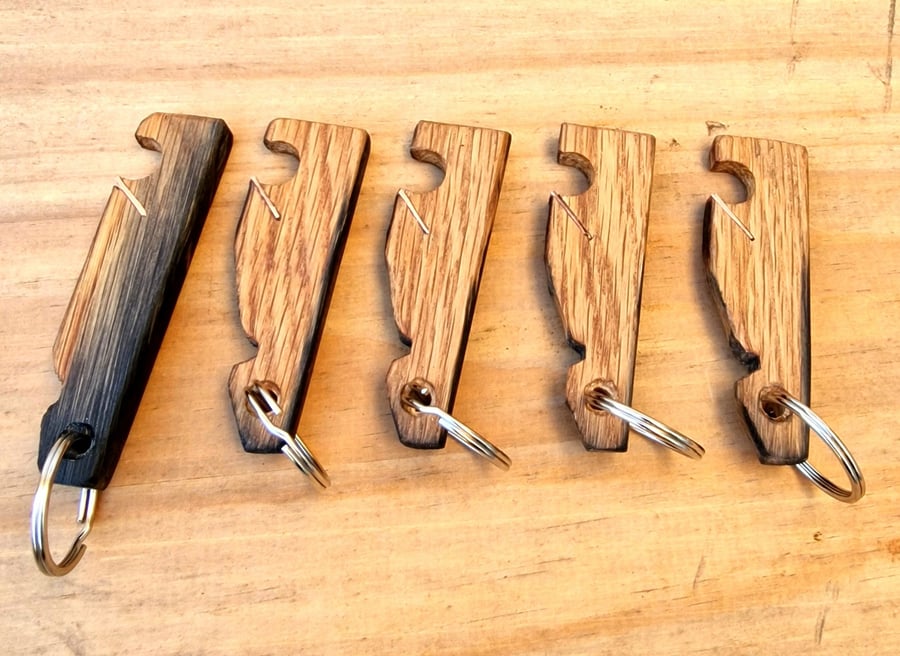 Whisky Barrel Keyring Bottle Opener