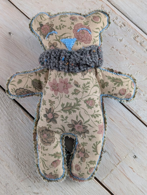 Handmade Fabric Bear 