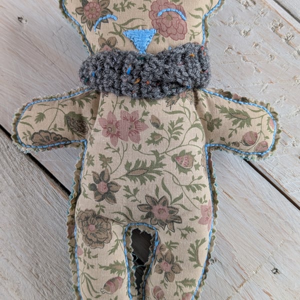 Handmade Fabric Bear 