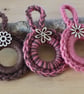 Set of 3 Hanging Wreath Decorations - Image 2