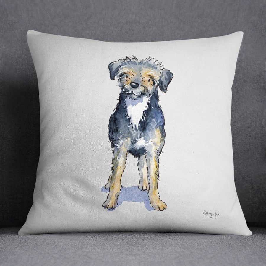 Border Terrier Standing Cushion