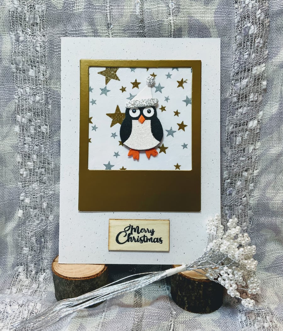 Penguin Christmas  Card.