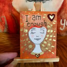 Original watercolour painting with display stand 