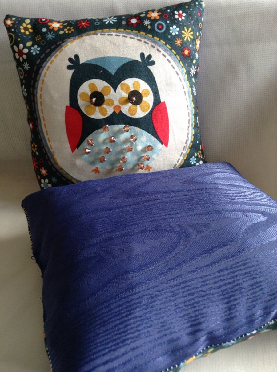 Pretty little owl cushion