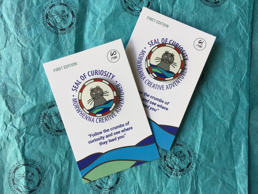 Seal of Curiosity Hard Enamel Pin Badge