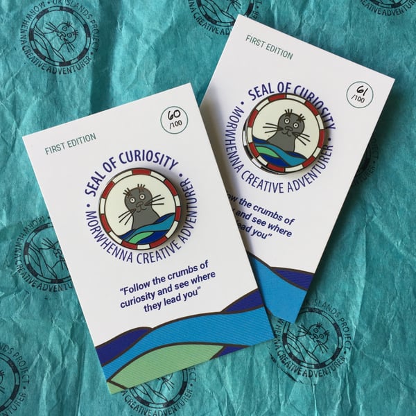 Seal of Curiosity Hard Enamel Pin Badge