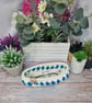 Glasses or trinket basket, hand crocheted  - Image 2