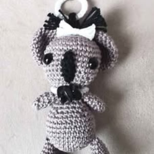 Crochet Koala Bagcharm Keyring 