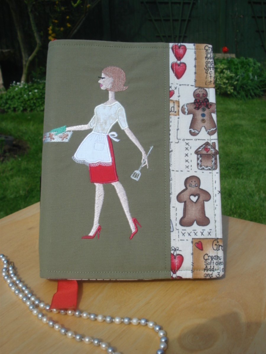 Baking A5 Journal and fabric cover