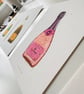 Hand Finished Watercolour Art Print - Veuve Champagne Rose