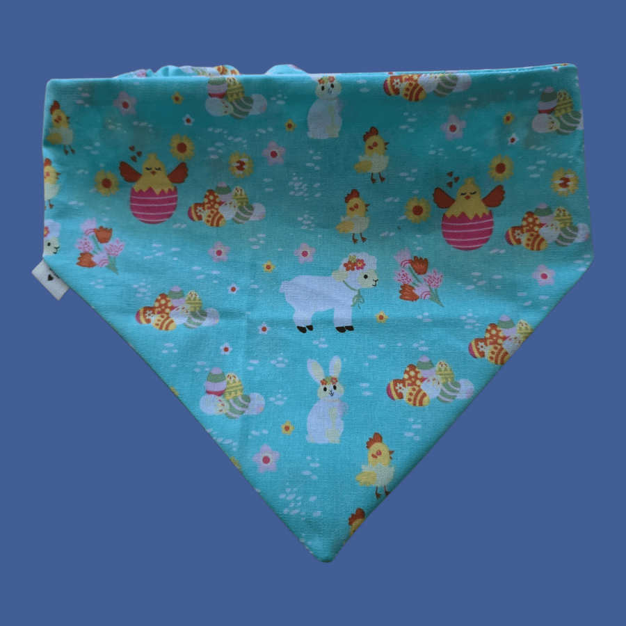 Large Easter  dog bandana 