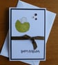 Birthday Card - Mouse in a Conker  - Image 1