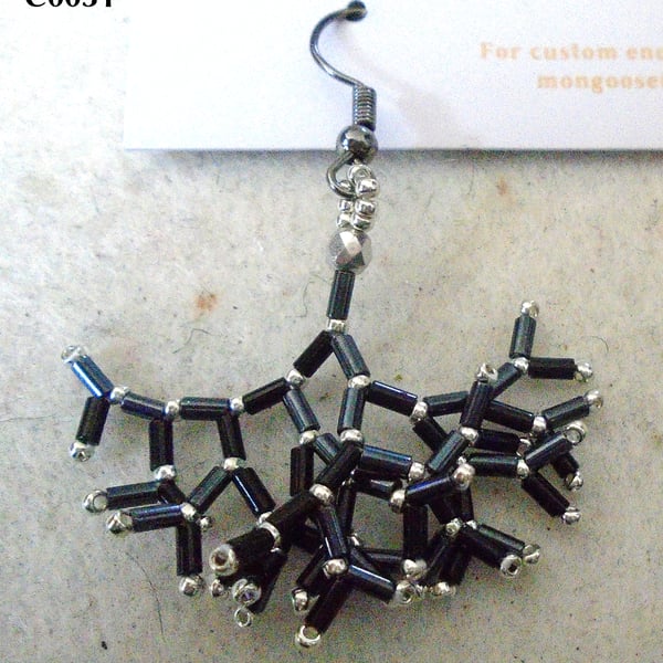 Fractal-style earrings (customisable)